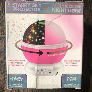 Colorful Starry Sky Projector